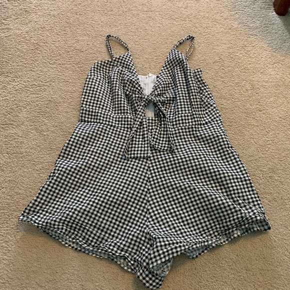 Macy's Pants - BOGO closet! Checkered Romper